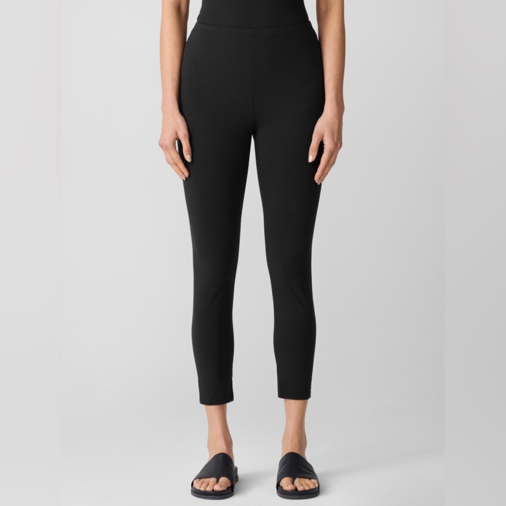 ▪️NWT Eileen Fisher Organic Cotton Stretch Cropped Leggings